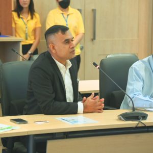 Mr Shankar Addressing the Gathering at Metropolitan Waterworks Authority (MWA)