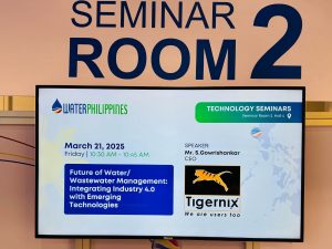 Tigernix CEO, Mr Gowrishankar, Name Dosplayed at Seminar Room 2