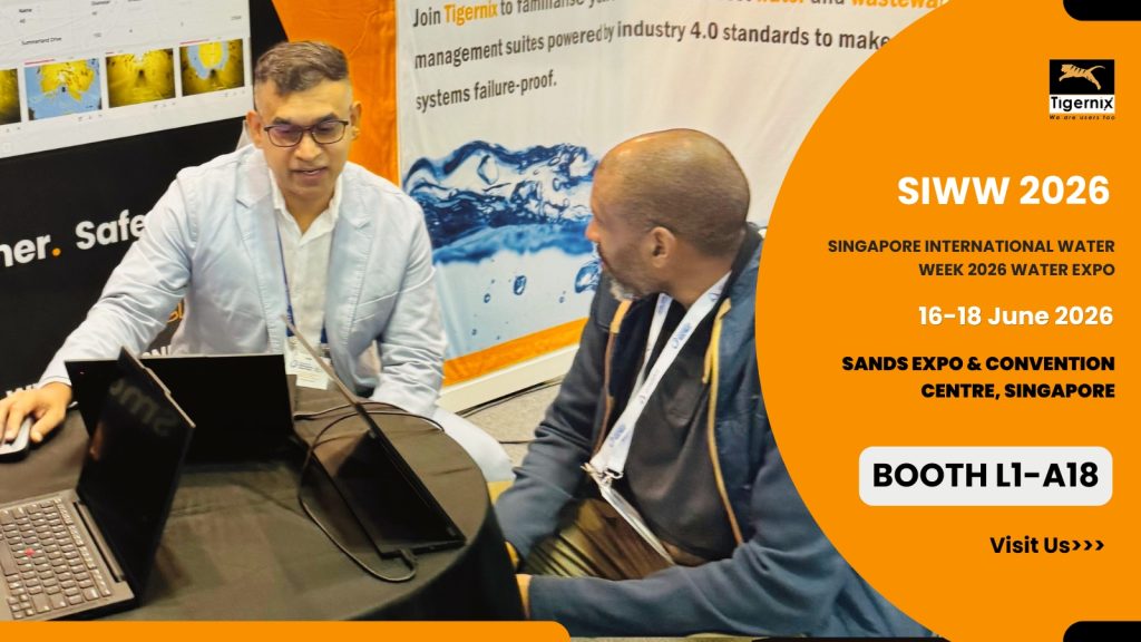 Tigernix CEO Explaining Our Technological Solutions to Visitors